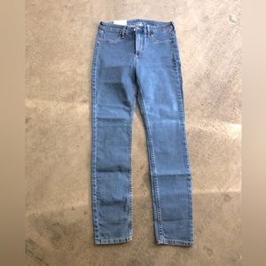 H&M skinny ankle length blue jeans womens size 28